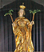 Die Heilige Corona in St. Corona © Radlmair