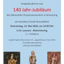 140 Jahre - Festmesse